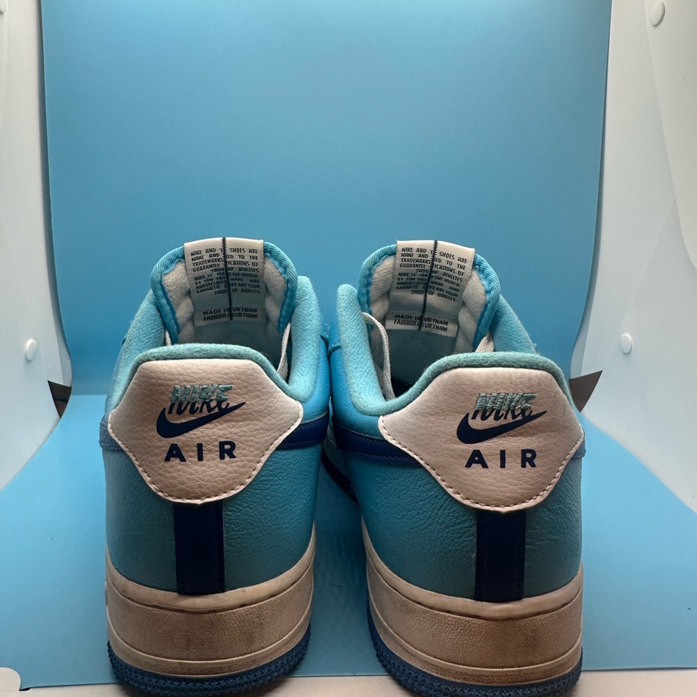 Nike Air Force 1 Low ‘07 LV8 Split light photo Blue Deep Royal - Picture 4 of 5